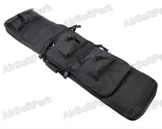 Tactical Dual AEG Rifle Carrying Case Bag Black   120CM  