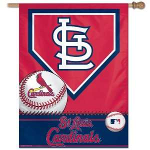  St. Louis Cardinals Mlb Vertical Flag (27X37) Sports 
