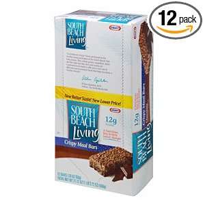 South Beach Living Meal Replacement Bars, Chocolate Crisp, 1.76  Ounce 