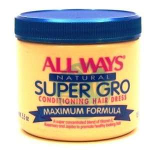  Allways Super Gro Hairdress Maximum 5.5 oz. Jar (Case of 6 