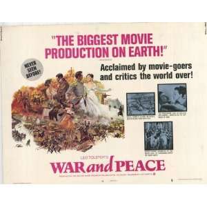 War and Peace (1968) 27 x 40 Movie Poster Style C 