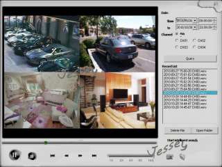   Motion Detection, Email Server(for alarm), Recording time, Web Service
