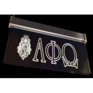  Alpha Phi Omega Crest Neon Sign 