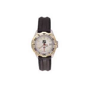  Anderson Jewelry Nhl Logo Womens All Star Leather Watch 