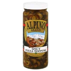 Alpino, Topping Pizza Spicy, 16 Ounce (12 Pack)  Grocery 