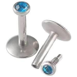   Capri Blue   Pierced Body Piercing Jewelry Jewellery   Set of 2 ALSA