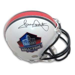  Autographed Tony Dorsett Hall of Fame Logo Mini Helmet 