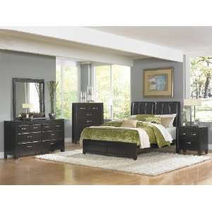   King Bed, Night Stand, Dresser, Mirror and Chest