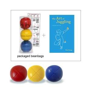   Combo Ball Juggling Set   3 Prime Beanbags & Book