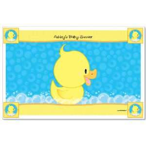  Ducky Duck   Personalized Baby Shower Placemats Toys 