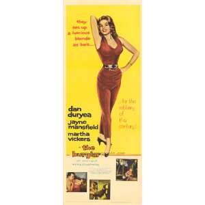 Movie Poster (14 x 36 Inches   36cm x 92cm) (1957) Insert  (Dan Duryea 