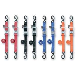  Powertye 1 1/2in. Cam Buckle with Safety Latch Hooks   Red 
