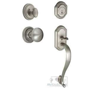  Handleset   newport with s grip and fifth avenue knob in 