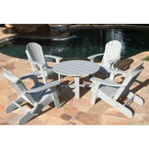  VIFAH Lifetime Collection   5 Piece Folding Adirondack 