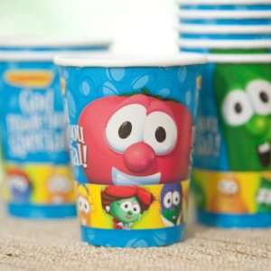  Veggie Tales Cups   Pkg of 8, 9 ounce cups (8074 2 