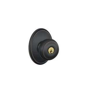   Keyed Entry Georgian Style Knob with Wakefield Rose