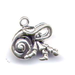  Hermit Crab 9 Ankle Bracelet Sterling Silver Jewelry Gift 