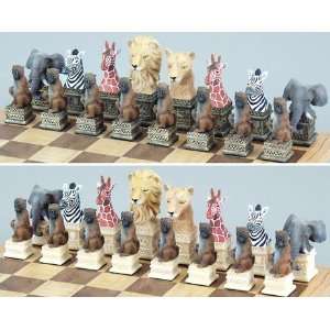  Fame African Wildlife 3 Chessmen Toys & Games