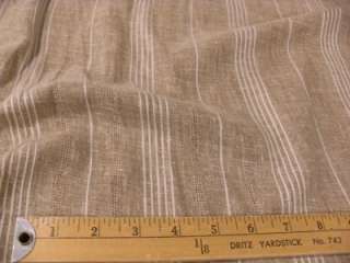 cotton VTG WAVERLY woven stripe DRAPERY FABRIC 317939 
