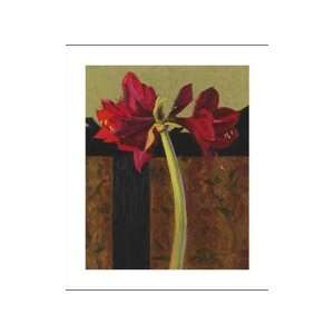  Amaryllis And French Screen II Poster Print