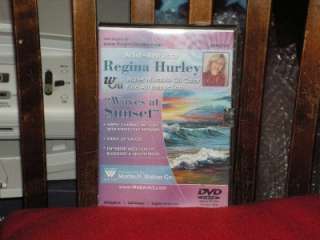 Regina Hurley DVD Waves at Sunset art Painting Oil  