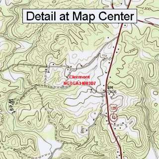   Map   Clermont, Georgia (Folded/Waterproof)