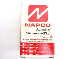 NAPCO SECURITY C100STLRE ADAPTIVE MICROWAVE/PIR SENSOR  