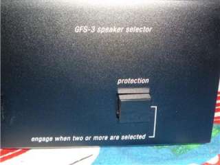 ADCOM AUDIOPHILE MODEL GFS 3 SPEAKER SELECTOR WITH PROTECTION GREAT 