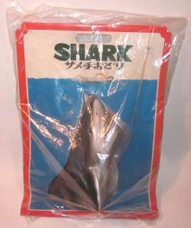 1970s Japan ST Movie Jaws Shark Puppet Packaged  
