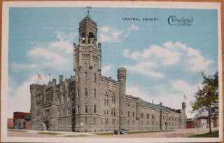 1920 Postcard Central Armory, Cleveland, Ohio OH  