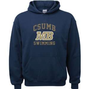  Cal State Monterey Bay Otters Navy Youth Swimming Arch 