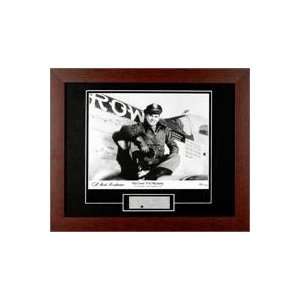  P 51 Mustang WWII Photo framed and matted deluxe 