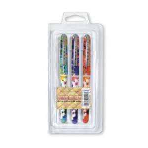  Hibiscus Palm Roller Gel Pens 3 Pack