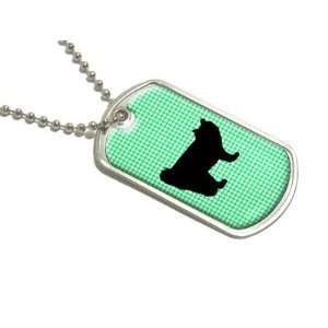  American Bobtail   Cat   Military Dog Tag Luggage Keychain 