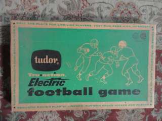 Tudor tru action model 500 electric football game  