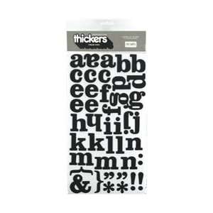 American Crafts Thickers Foam Alphabet Stickers 6X11 Sheet Cream 