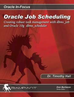   10g Dbms_scheduler by Timothy S. Hall, Rampant Techpress  Paperback
