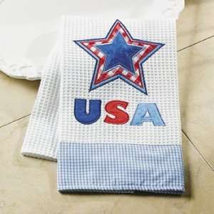  Americana Dish Towel   Party Decorations & Room Decor 