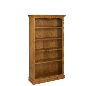   3672AMER Americana 72 Oak Bookcase Finish Medium Furniture & Decor