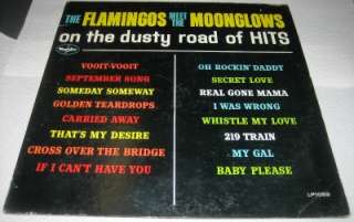 Doo Wop Lp The Flamingos / The Moonglows ON THE DUSTY ROAD OF HITS On 