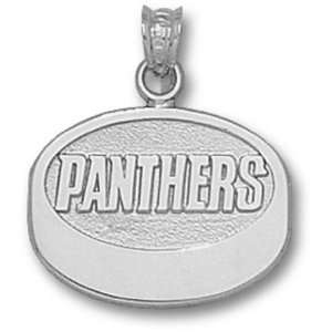 Florida Panthers Sterling Silver FLORIDA PANTHERS Puck Pendant 