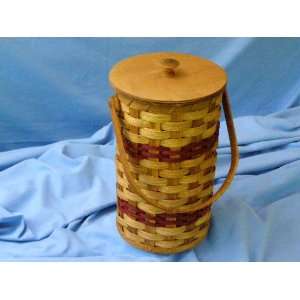  Handmade Amish Basket 11  Toilet Paper Basket (EM13 