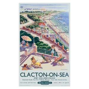 British Railway Clacton on Sea Giclee Poster Print, 44x60