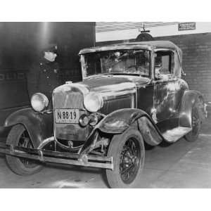  Ford coupe, in which Vivian Gordon possibly was murdered, in garage 