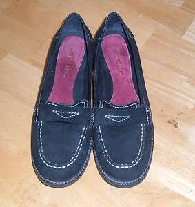 Aerosoles Tic Tock Suede Leather Slippers   Womens Size 8.5 M  