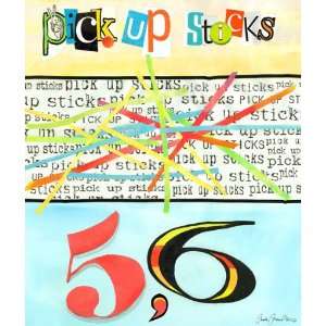  5 6 Pick Up Sticks Canvas Reproduction