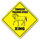 tennessee walking horse crossing sign xing gift novelty lover ranch