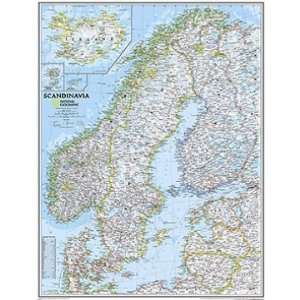   Geographic Maps RE00620339 Scandinavia Classic Laminated Toys & Games