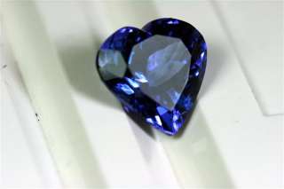 NATURAL AAA+++ Heart 7.98ct Loose TANZANITE BEST ON  GREAT CUT AND 