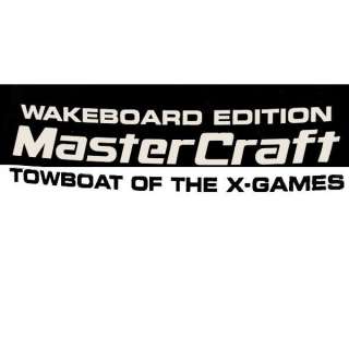 MASTERCRAFT 758155 WAKEBOARD EDITION X GAMES BOAT DECAL  